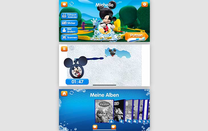 Zahnputz-Apps: Disney Magic Timer App Screenshots