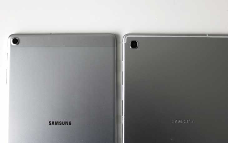 Galaxy Tab S5e und Galaxy Tab A 10.1 Rückseite