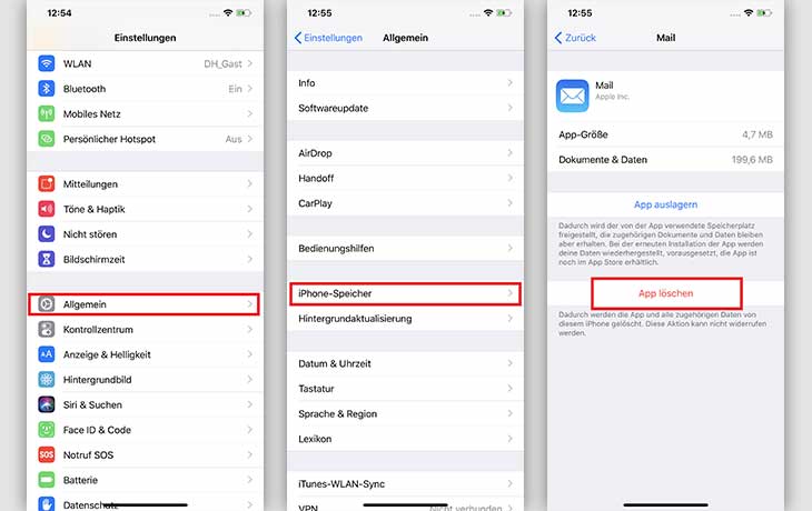 Iphone Apps Loschen So Funktioniert S
