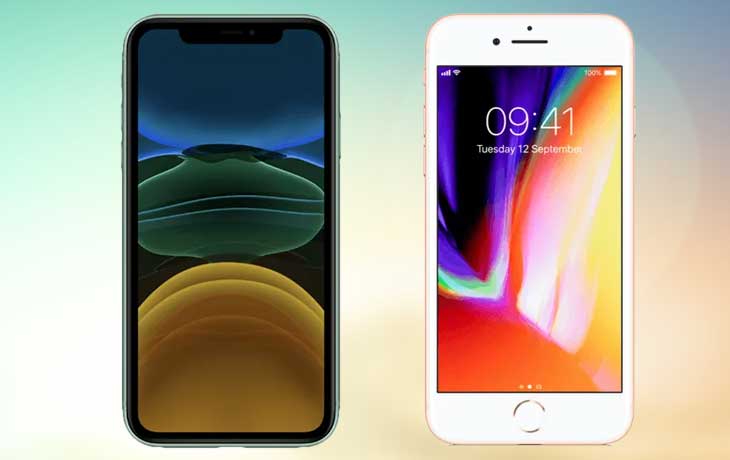 Iphone 11 Vs Iphone 8 Apple Smartphones Im Vergleich Iphone 11 Vs Iphone 8 Apple Smartphones Im Vergleich
