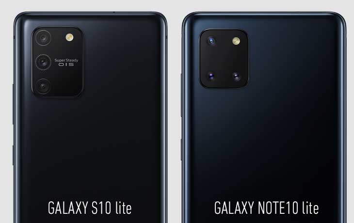 Galaxy S10 Lite und Galaxy Note 10 Lite Kameras
