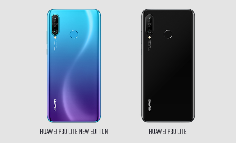 Huawei P30 Lite New Edition und Huawei P30 Lite Rückseite