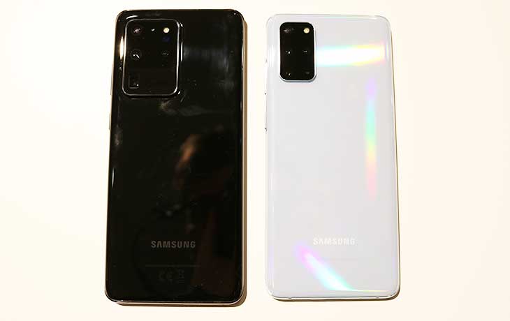 Galaxy S20 Ultra und Galaxy S20 Plus Rückseite
