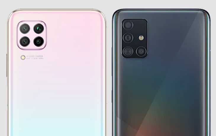 Huawei P40 Lite und Galaxy A51 Kameravergleich