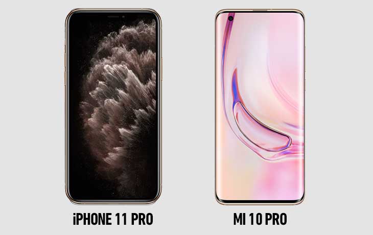Xiaomi Mi 10 Pro vs. iPhone 11 Pro: Design