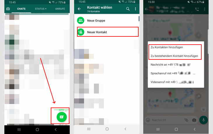 Android whatsapp kontakte aktualisieren Whatsapp kontakte