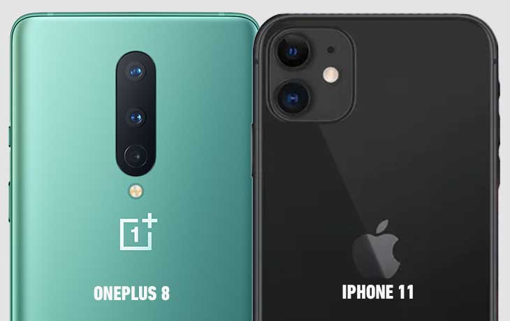 OnePlus 8 vs. iPhone 11