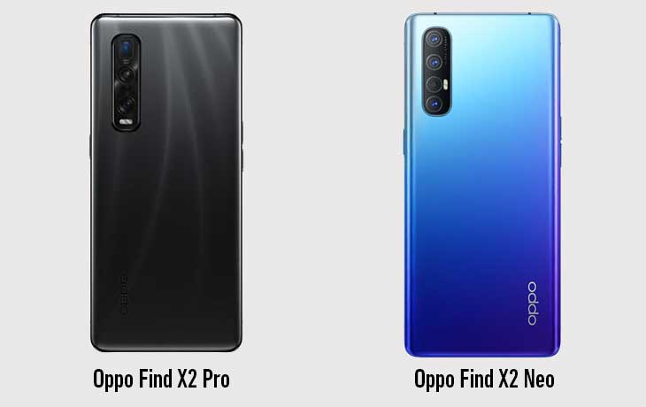 Oppo Find X2 Pro vs. Oppo Find X2 Neo