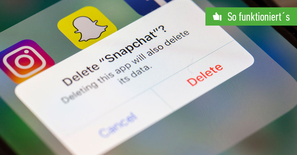 Header Snapchat löschen