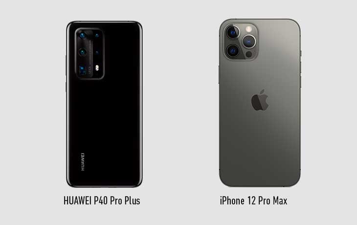 iPhone 12 Pro Max vs. HUAWEI P40 Pro Plus