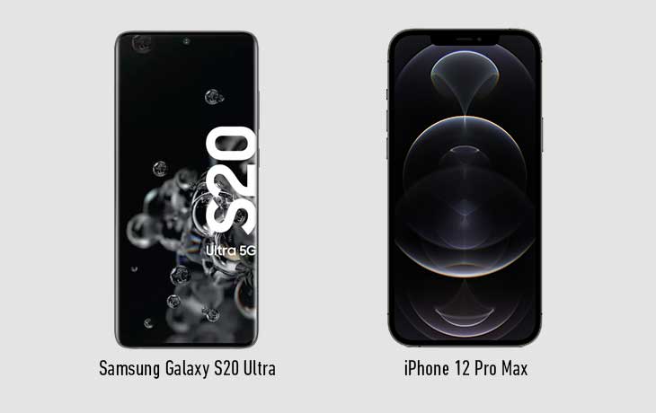 iPhone 12 Pro Max vs. Samsung Galaxy S20 Ultra 5G